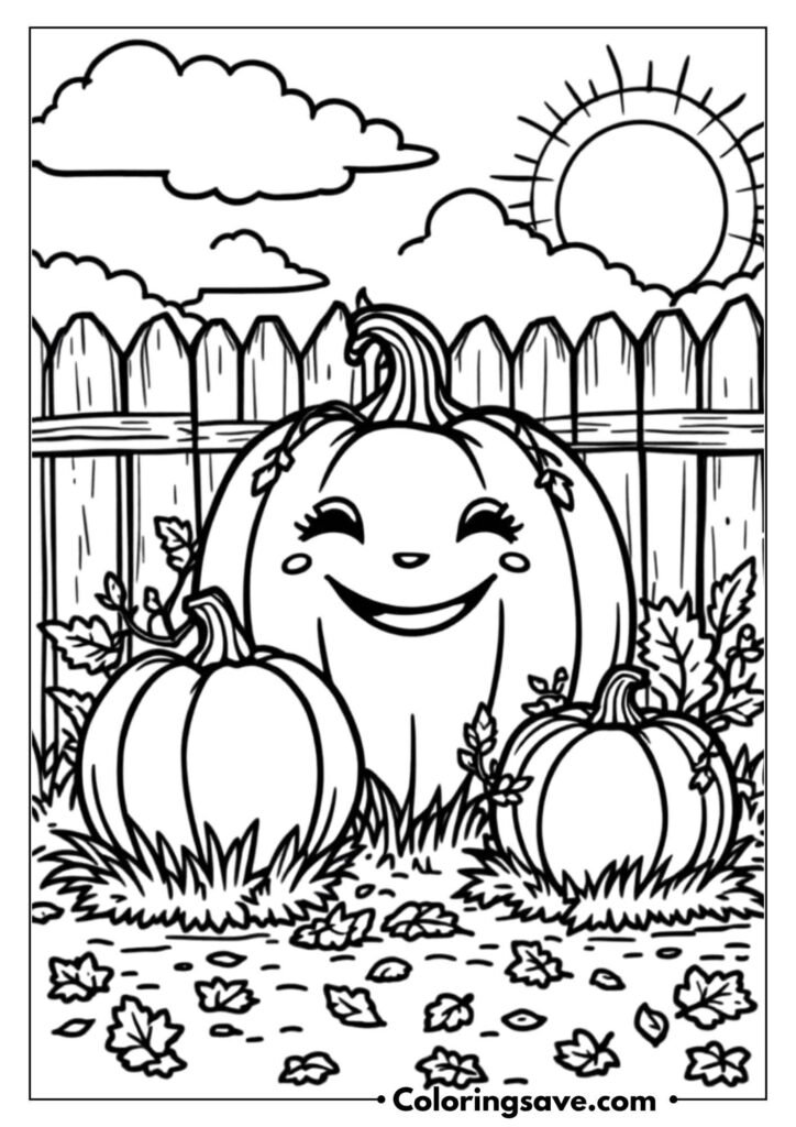 50 75+ Free Cute Pumpkin Coloring Pages for Kids (Printable PDF ...