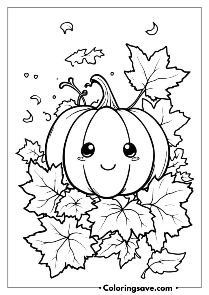 30 Cute Pumpkin Coloring Pages For Toddlers - coloring save