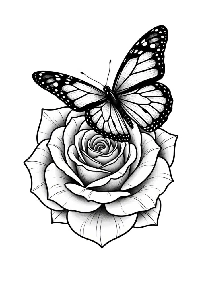 Monarch Butterfly Tattoo