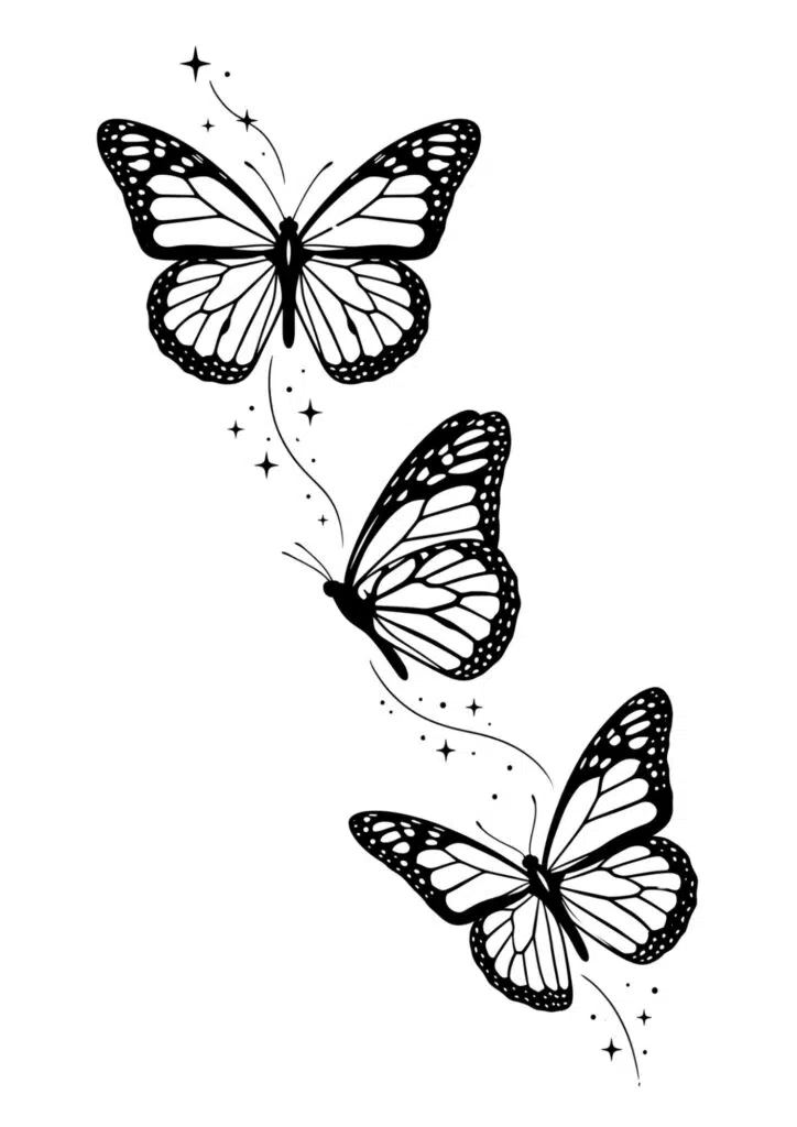 Realistic Butterfly Tattoo