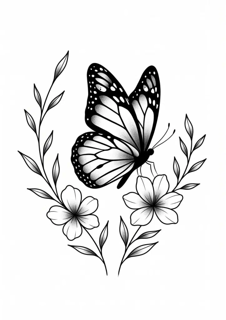 Small Butterfly Tattoo