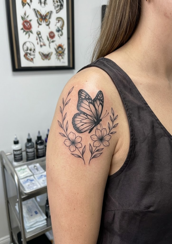 Small Butterfly Tattoo