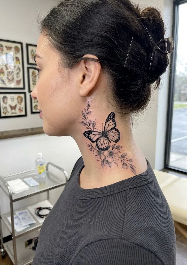 Butterfly Tattoo on Back