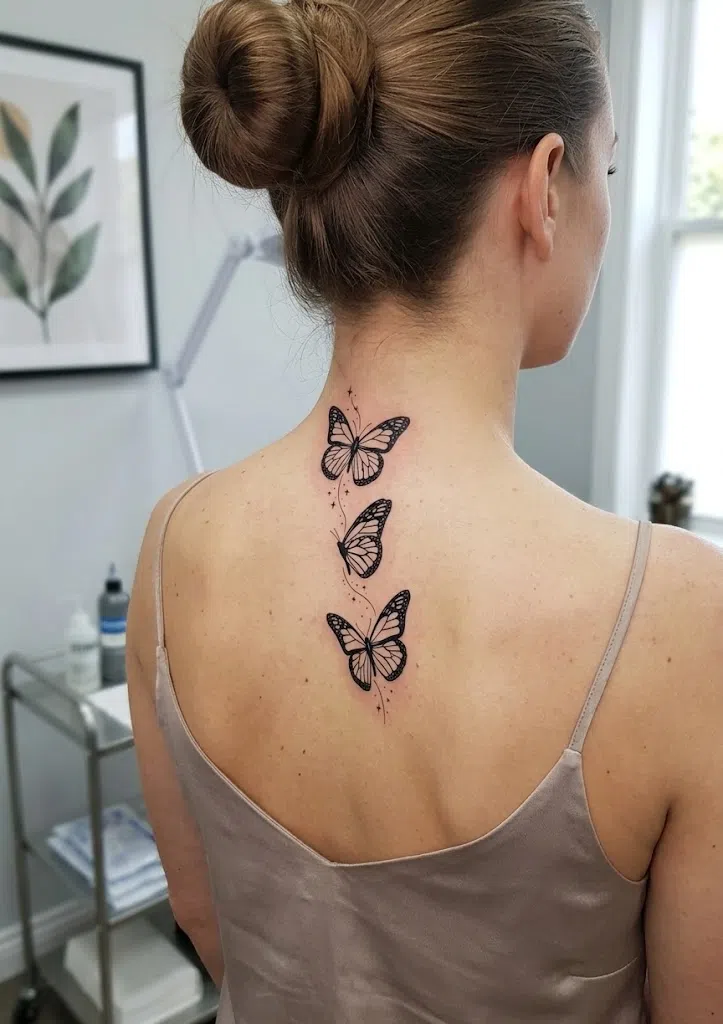 Realistic Butterfly Tattoo
